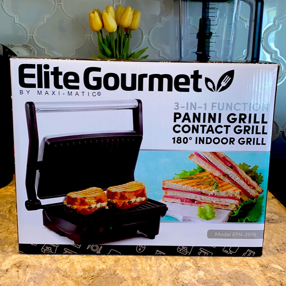 Panini Grill 3 in 1 function